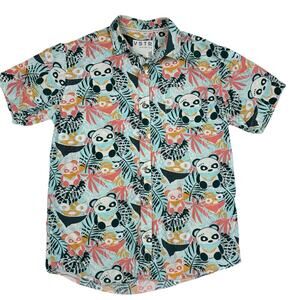 VSTR by Visitor Panda button up shirt
